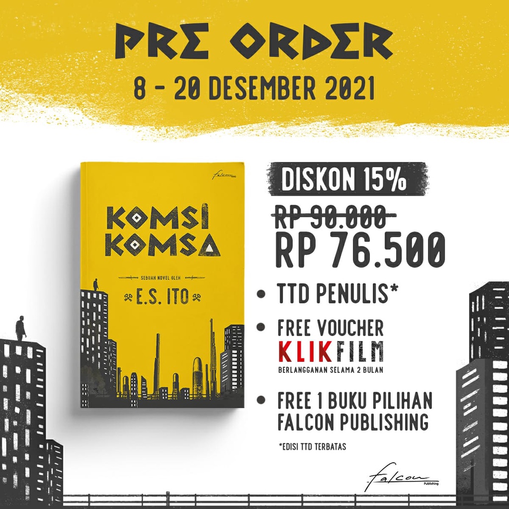 [ READY STOK ] Novel Komsi Komsa  - E.S. Ito
