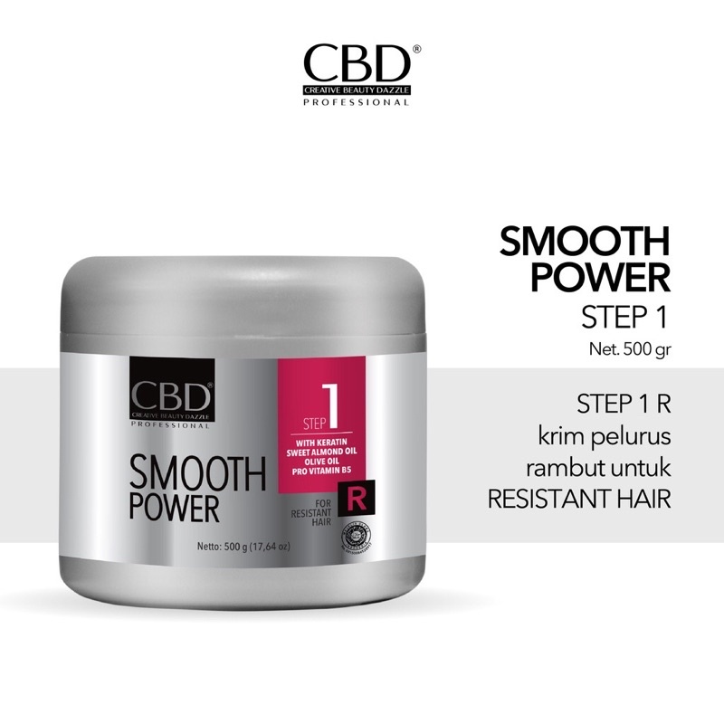 CBD PRO Smooth Power STEP 1 R For Resistant Hair