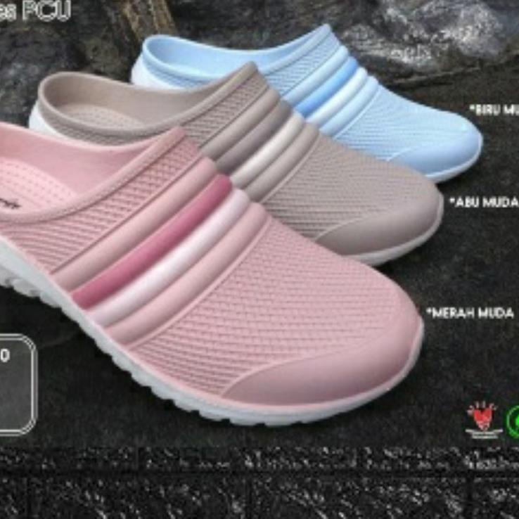 ATT NSWL 491 Sepatu SANDAL BUSTONG ANTI AIR  Karet Wanita –VAT.10Jn22n