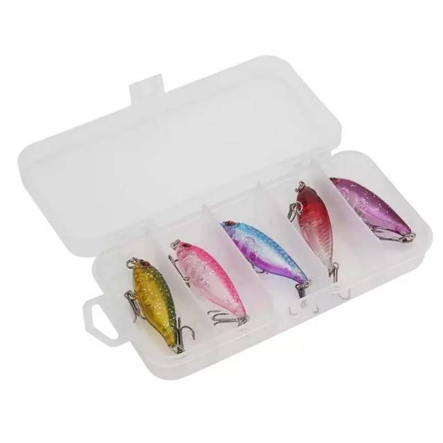 5PCS UMPAN MINI PENCIL LURE TOP WATER WTD 5CM/3GR FREE BOX