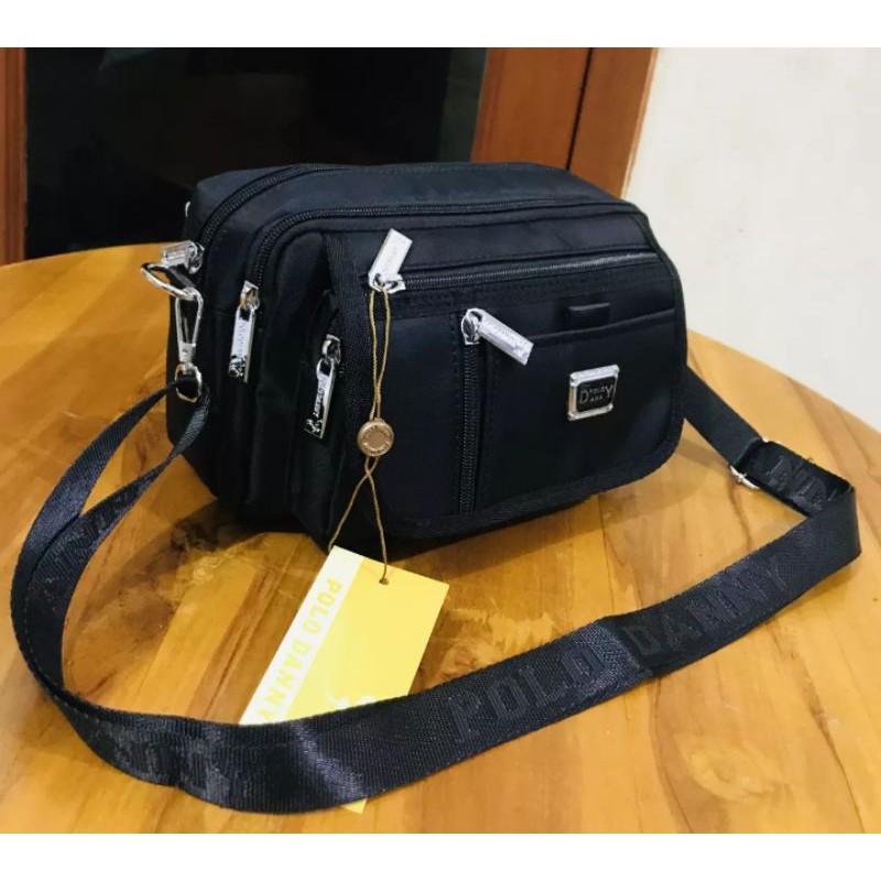 tas pinggang selempang original merek polo DANNY 2D