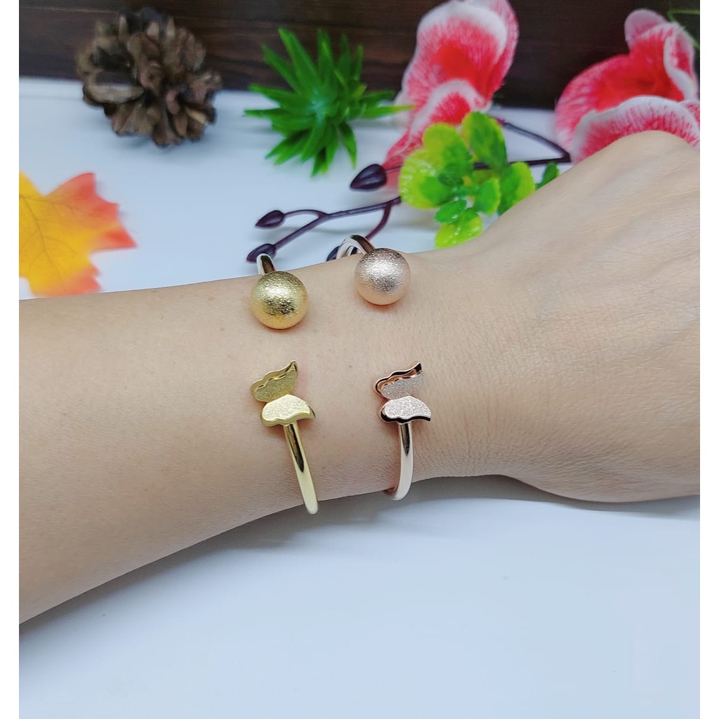 Titanium gelang wanita perhiasan fashion 0081.0082