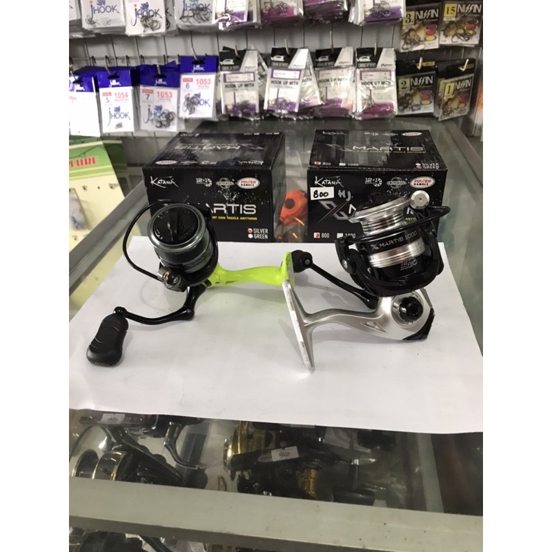 reel katana x martis power handle 12+1 ball bearing