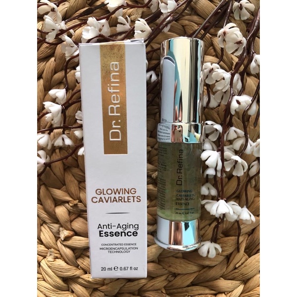 DR.REFINA GLOWING CAVIARLETS ANTI-AGING ESSENCE-NEW PRODUK SERUM 20ML