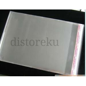 100PC PLASTIK OPP 28X35X03 PLASTIK LEM UNTUK UNDANGAN DAN BAJU MURAH