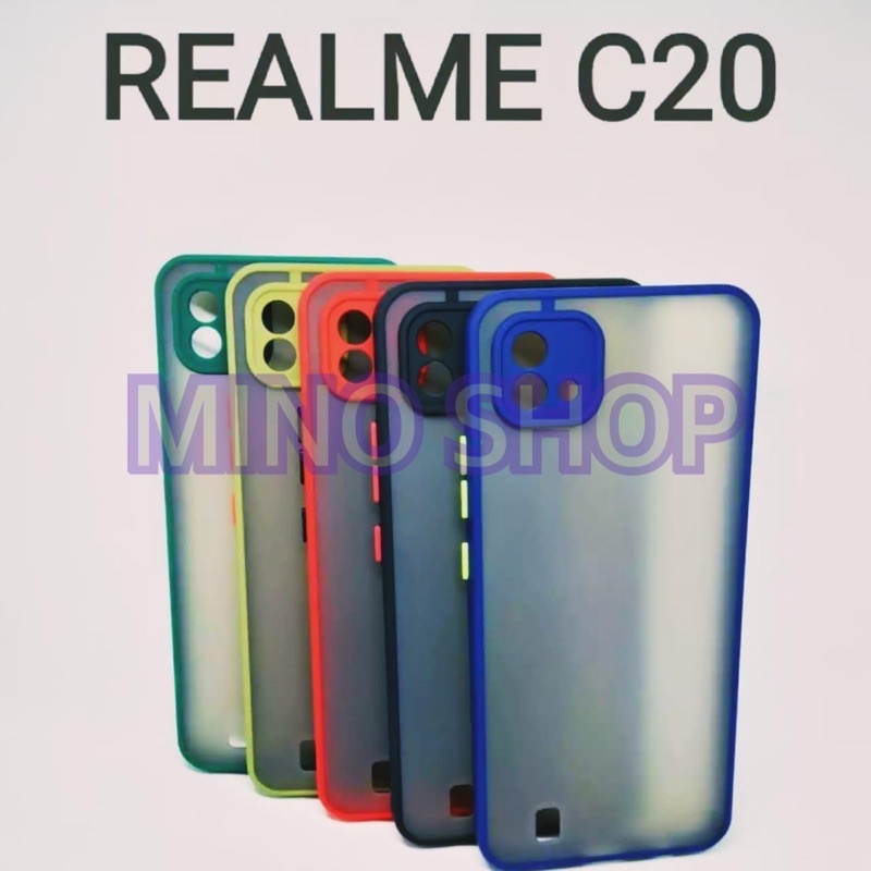 SOFTCASE REALME C20 - HARDCASE DOVE MYCHOICE PLUS PELINDUNG KAMERA - AERO CASE