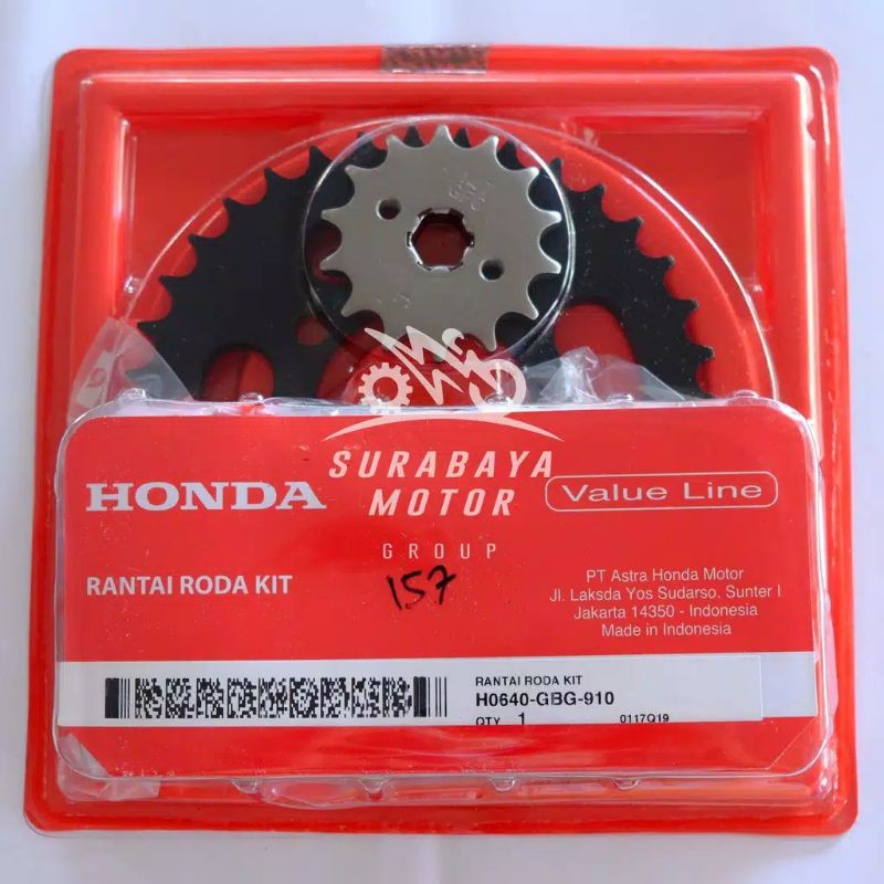 Gearset Grand Prima Legenda GBG AHM Honda