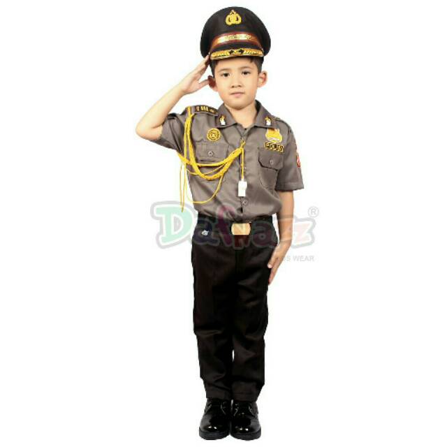 Kostum Profesi - Seragam Polisi (anak-anak)