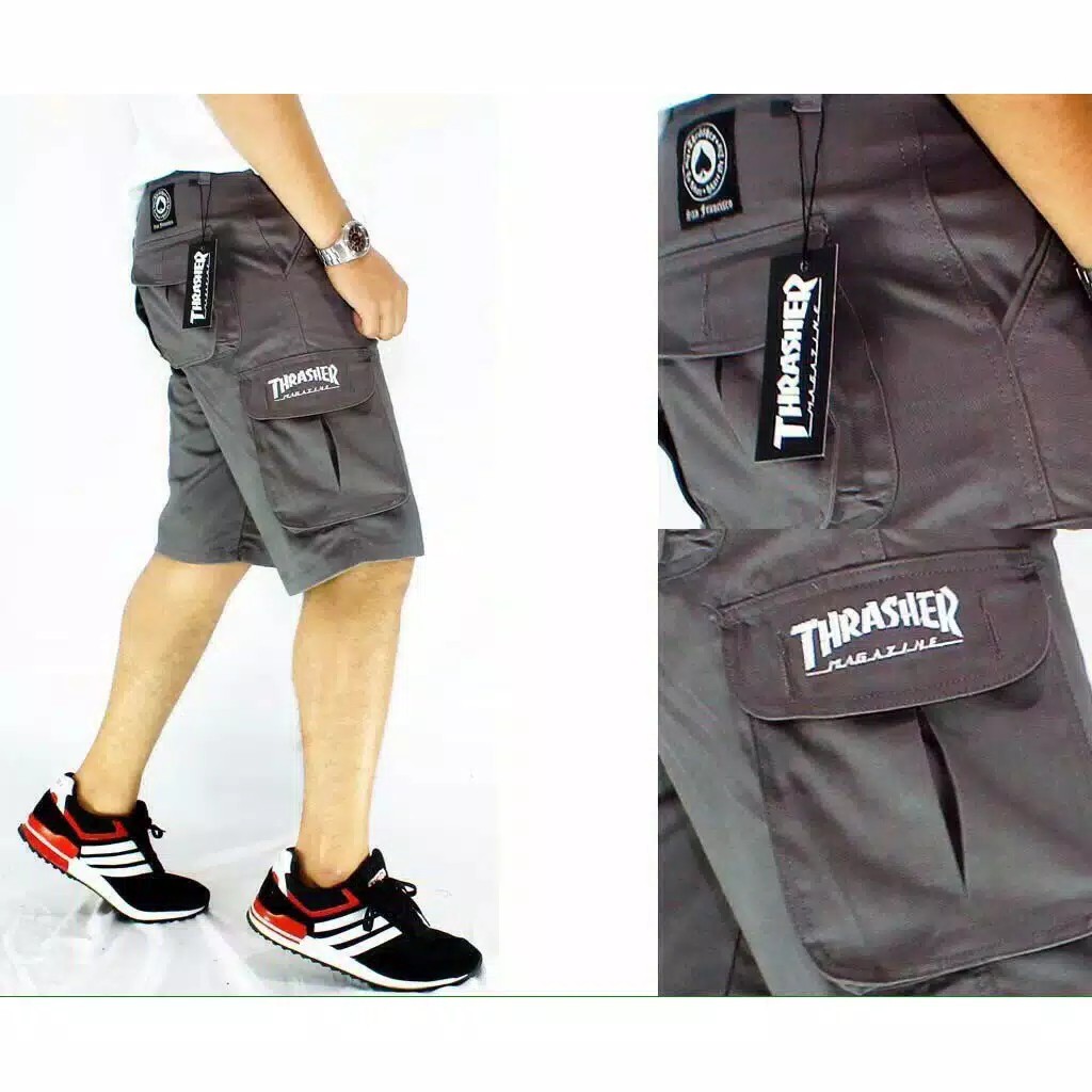 Celana Cargo Pendek Distro "THRASER" Original