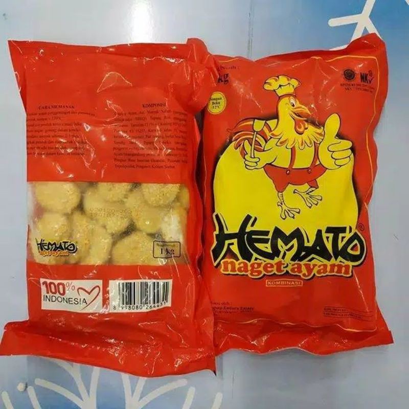 

Hemato Chicken Nugget Reguler 1kg