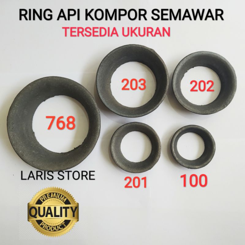 Ring Api / Mangkok Bulat Kompor Semawar 100 201 202 203 768 Lengkap Berkualitas