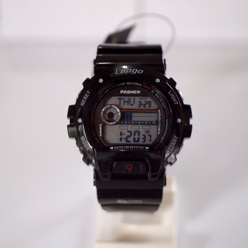 Pasnew Lapgo 1020D Sportwatch All Black