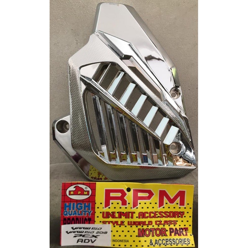 COVER TUTUP RADIATOR PCX VARIO NEW 125 150 ADV CROM CROME