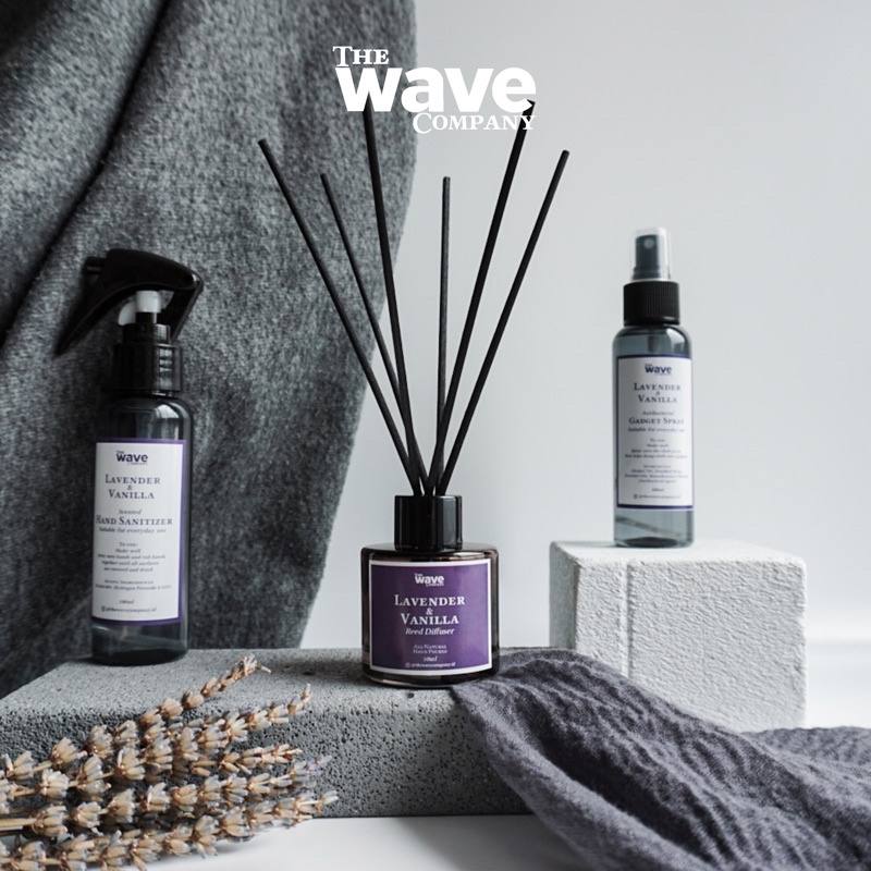 Reed Diffuser (50ml) - The Wave Company-Lavender & Vanilla