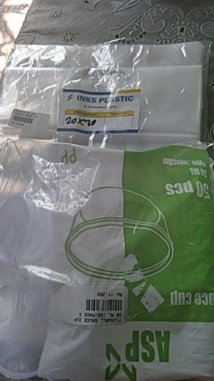 Kantong Plastik Pe Oval Bening 20x30