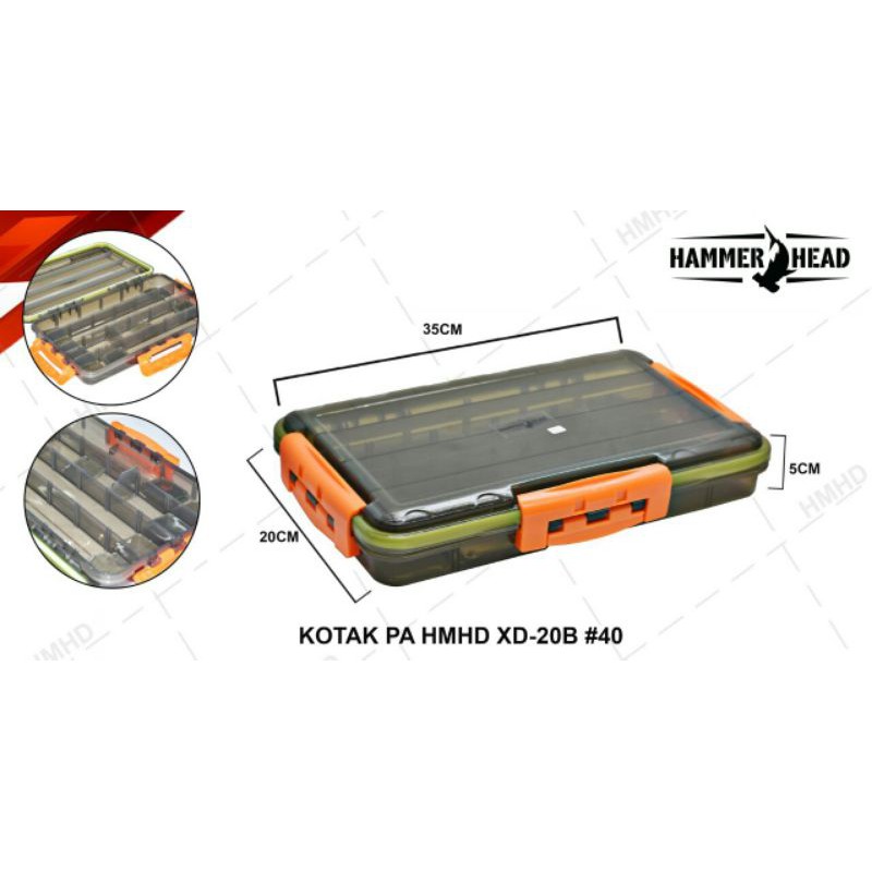 kotak umpan hammer head XD20B bok lure