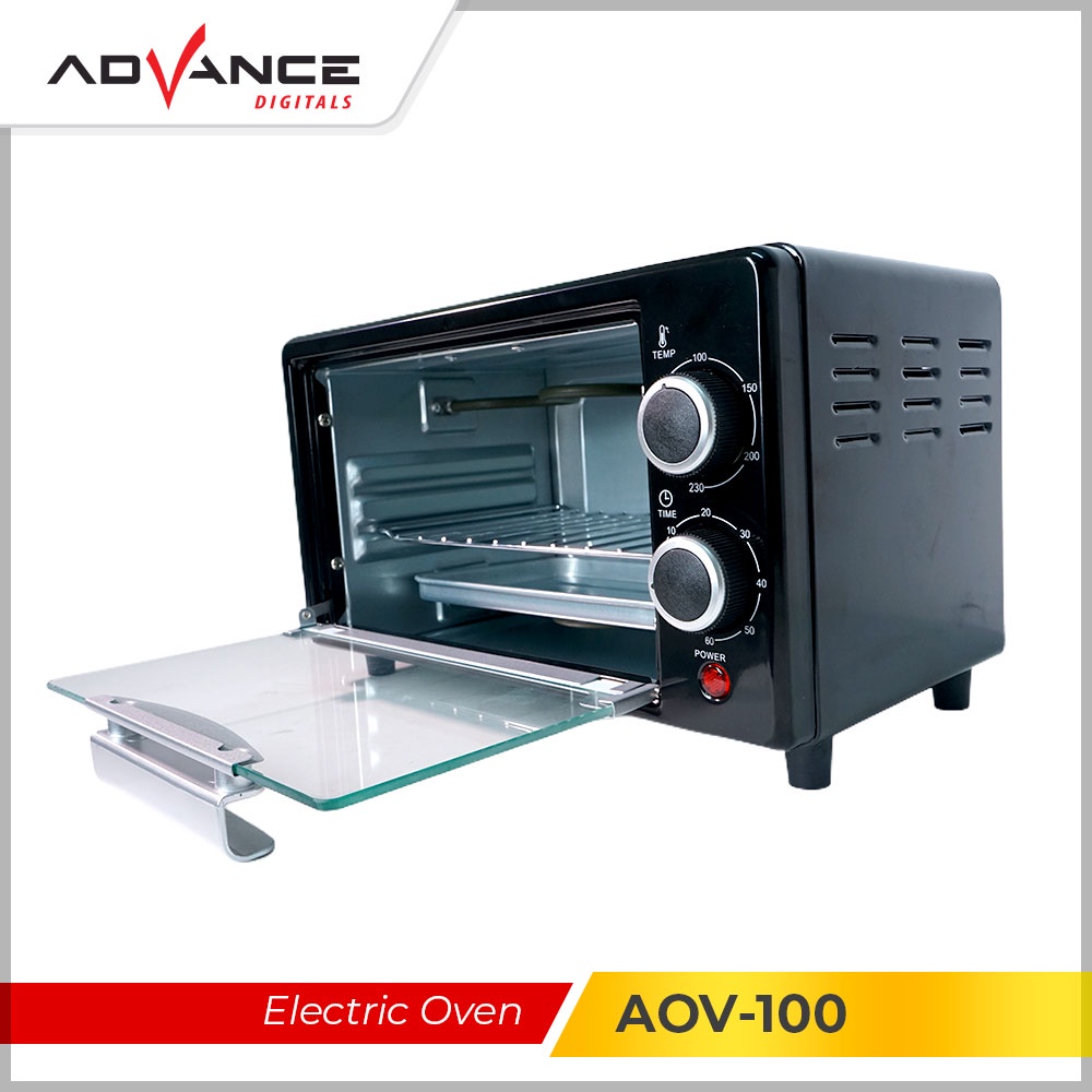 Advance Digitals Electric Oven (Oven Listrik ) AOV-100 Kapasitas 9L Garansi Resmi Advance Digitals 1 Tahun