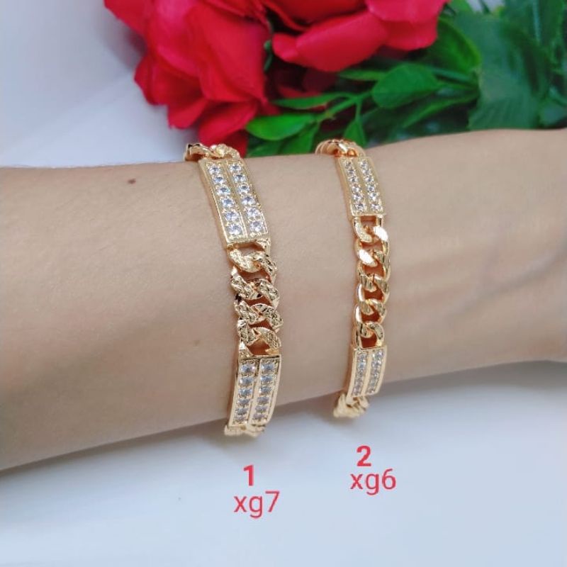 Gelang Rantai Juntai Premium Xuping Lapis Emas 24k Anti Luntur Terbaru Termurah