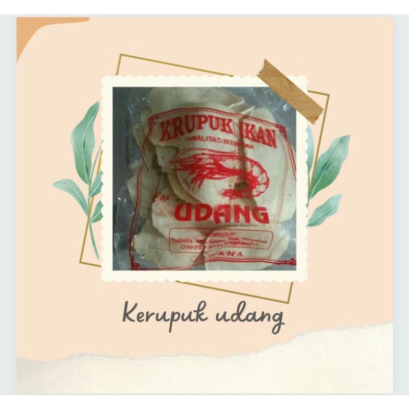 

Kerupuk Udang mentah 250gram