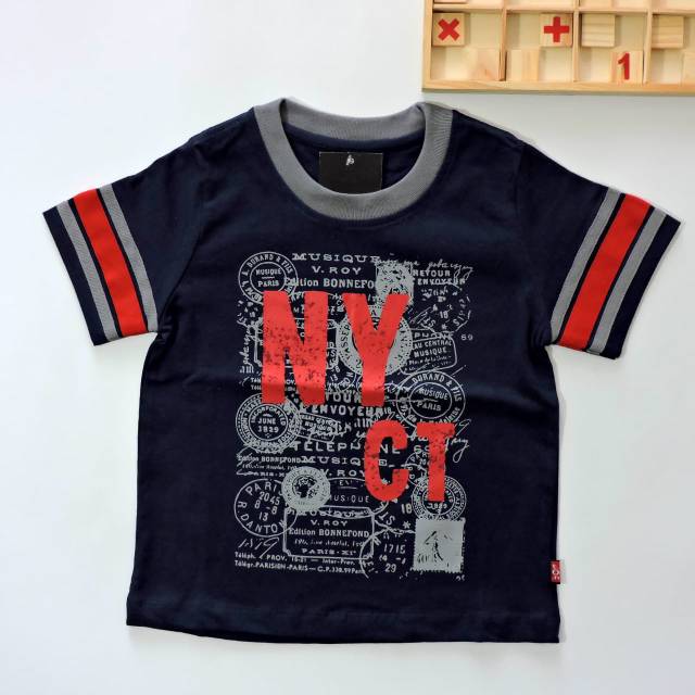 U82 - KAOS ANAK PREMIUM SUMMER TEE  + NY TEE (PREMIUM INDO BRAND)