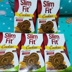 

TERBARU 2.2 SLIM FIT COOKIES BISKUIT CAMILAN DIET SEHAT RENDAH KALORI KALBE 1BOX new