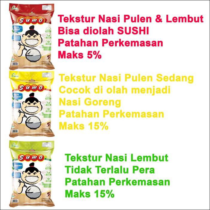 

BERAS SUMO PREMIUM KEMASAN 5KG - HIJAU