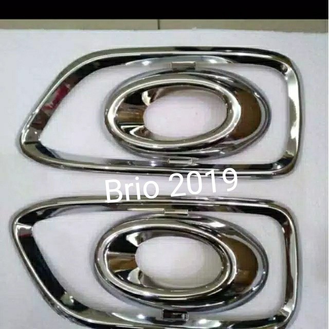 COVER RING FOGLAMP MOBIL BRIO 2019 CHROME