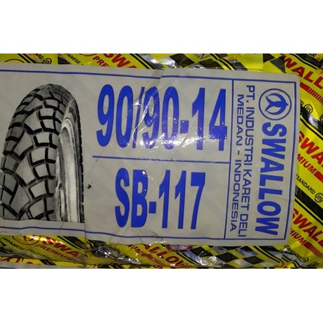 BAN LUAR SWALLOW 90/90-14 SB117 SB 117 STREET ENDURO TUBETYPE