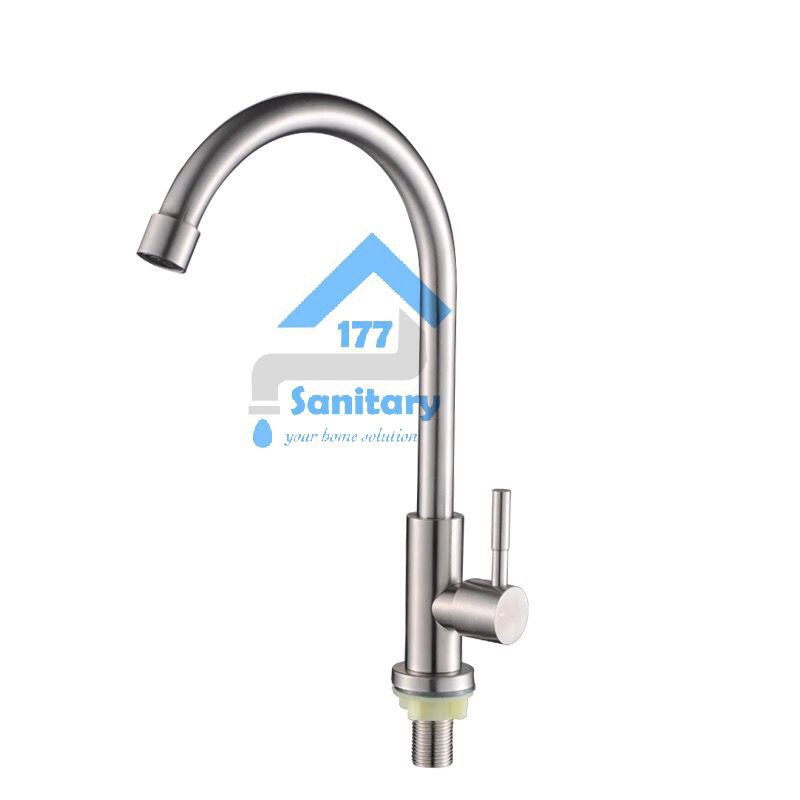 Kran sink Stainless 304 Angsa Tanam ENgkol FV19-Keran Air wastafel cuci piring minimalis tanam dapur sus304 Meja stenlis Minimalis Murah /G44