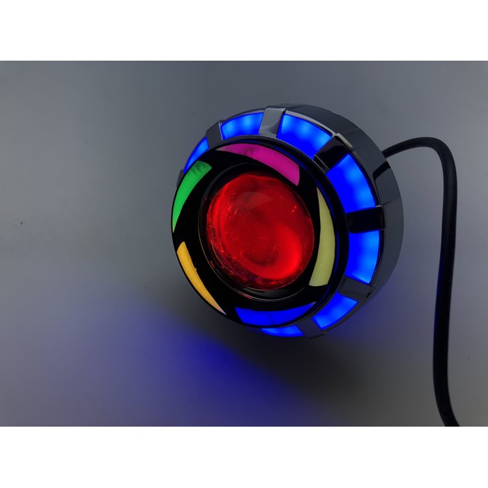 Diskon projector mini led hjg multi colour - Merah