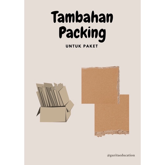 

tambahan kardus packing