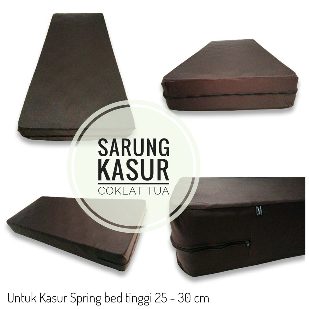 Sarung Kasur UK.120x200x25-30cm POLOS (SPRINGBED) Bahan Kaos