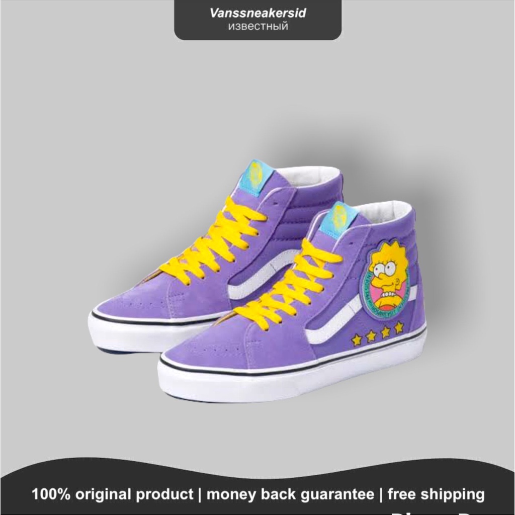 VANS SK8 HI X THE SIMPSONS LISA 4 PREZ ORIGINAL