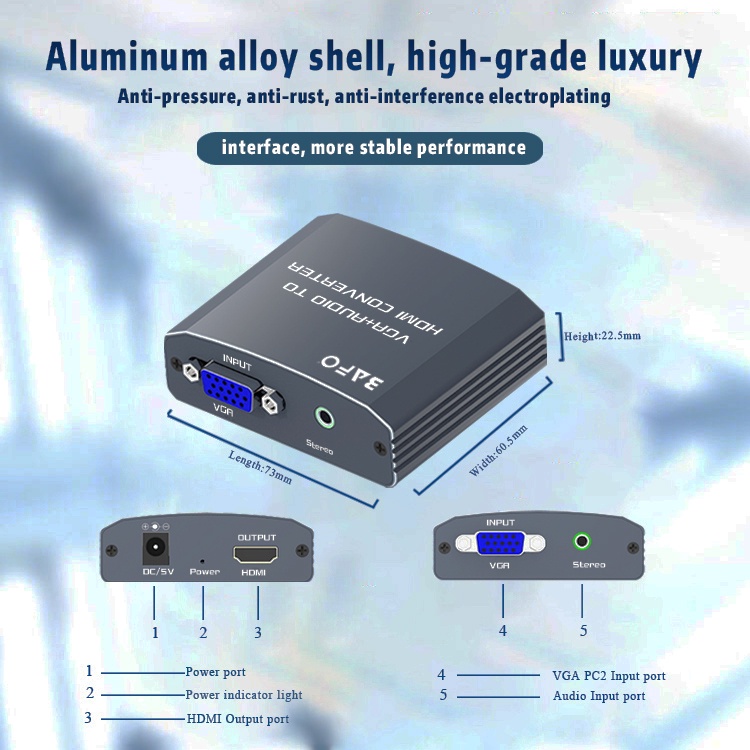 Converter VGA+Audio to HDMI Bafo BF-H103