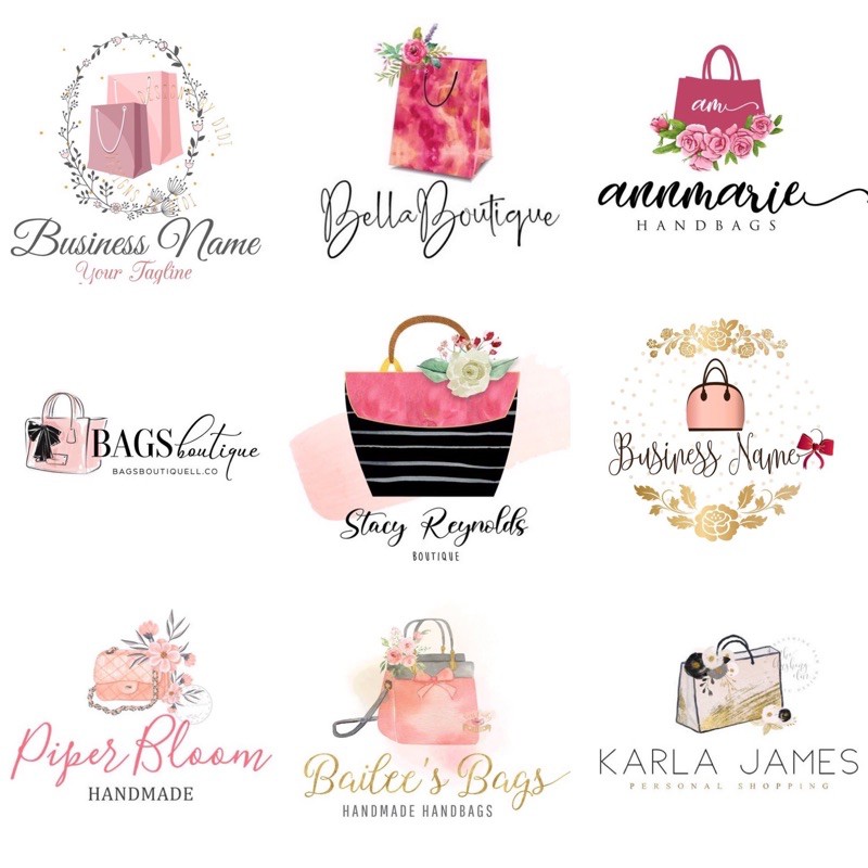 (DRAN SHOPPING BAG) JASA DESAIN LOGO OLSHOP JASA DESIGN LOGO BISNIS JASA BIKIN LOGO