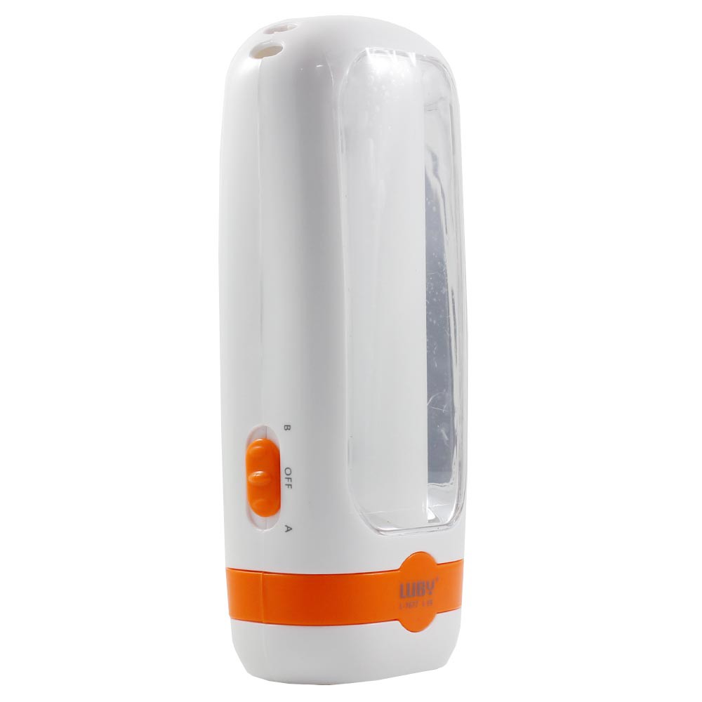 Senter Rechargeable 2 In 1 LUBY L7677 1 LED 10 SMD Tahan 4 Jam Hemat Energi