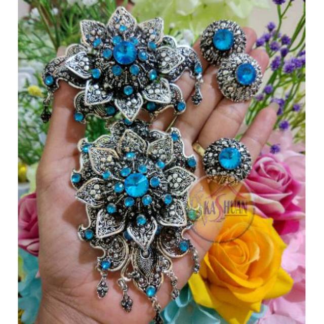 Set Bros Alpaka Borobudur T2 Silver Plated