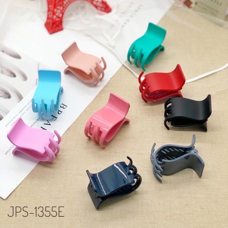 jepit rambut jepit ikan capit udang cakar 3+2 doff / glossy ori import 2+3