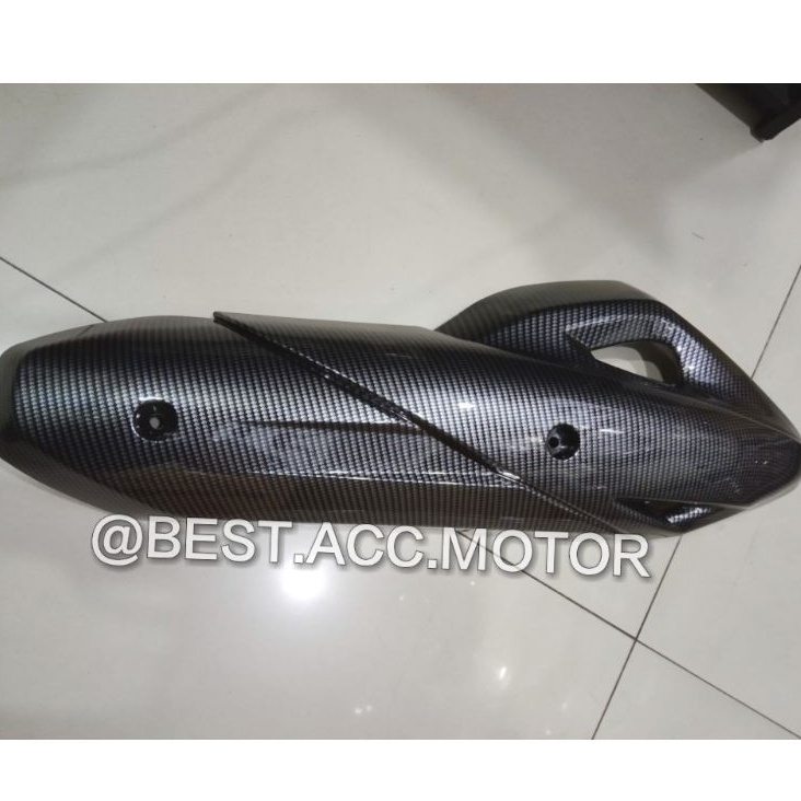 COVER TUTUP KNALPOT PCX CARBON tutup knalpot pcx 150 karbon nemo cover knalpot karbon pcx lokal