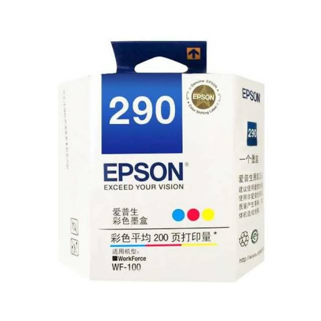 TINTA EPSON 290 COLOUR ORIGINAL PRINTER WF100