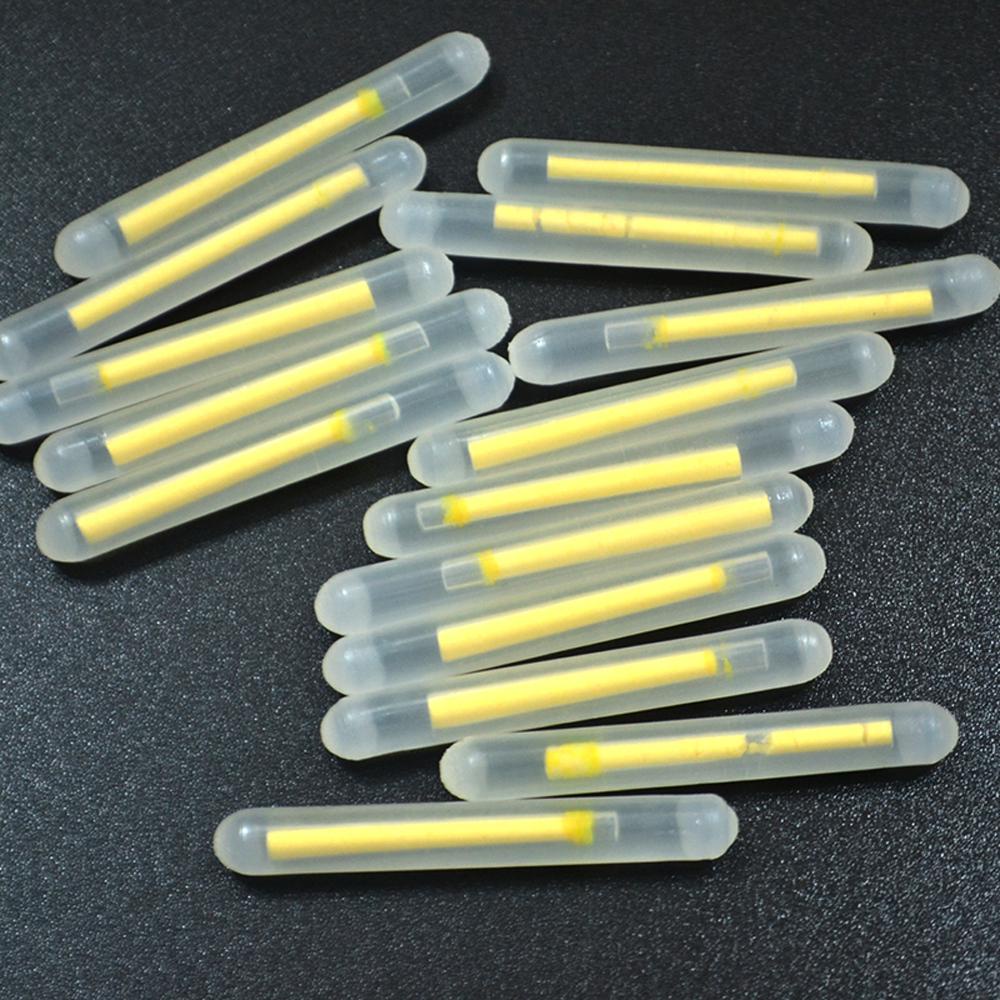 Lanfy Pelampung Pancing Aksesoris Memancing Kecerahan Tinggi 15pcs/lot Luminous Float Dark Glow Chemical Lightstick