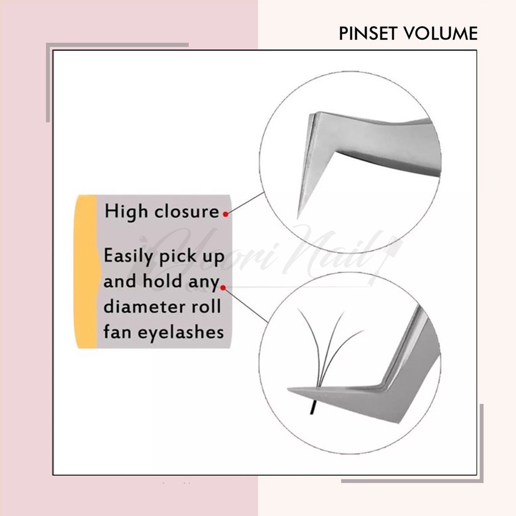 Pinset russian volume vetus ORI tweezers vetus original pinset eyelash extension pinset volume