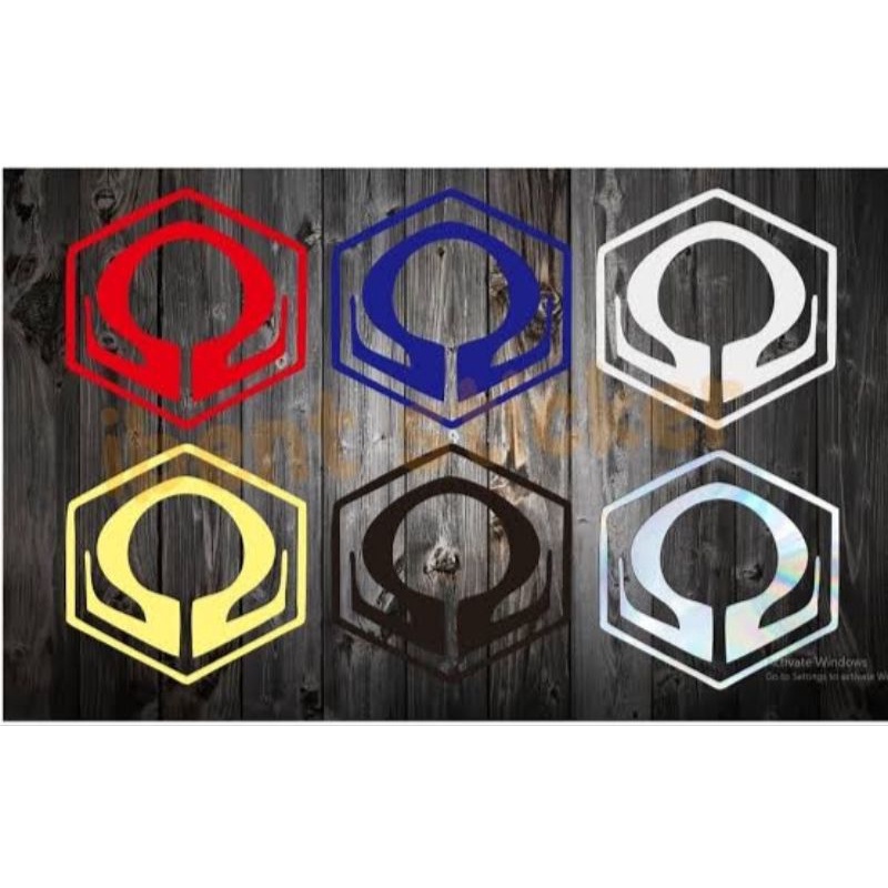 STICKER LOGO HEXOM CUTTING