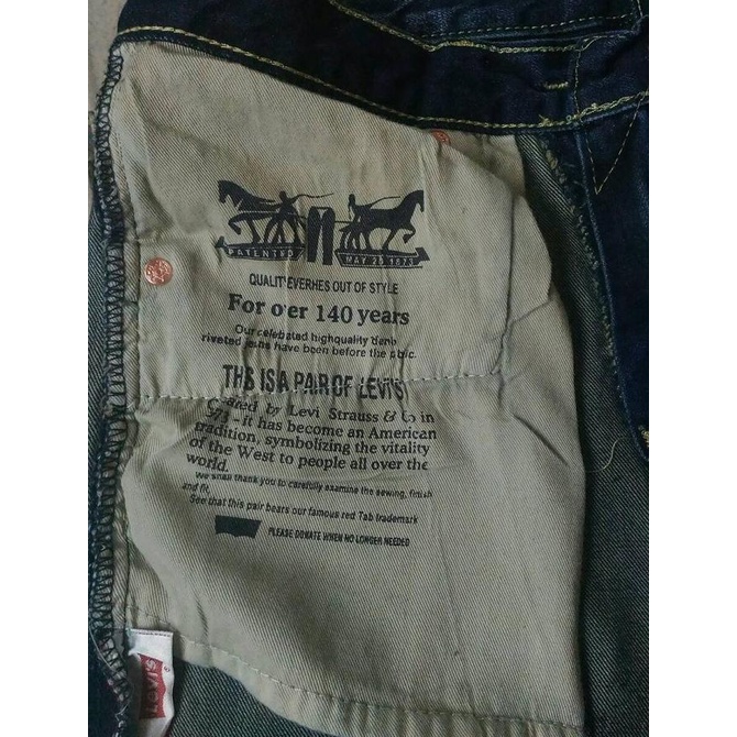 Celana Pendek Jeans Levis 505 Original Import