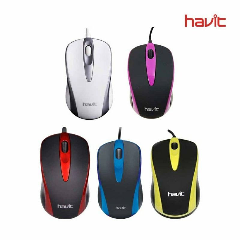 MOUSE HAVIT MS675 USB - MOUSE KABEL USB HAVIT MS-675 COLOUR