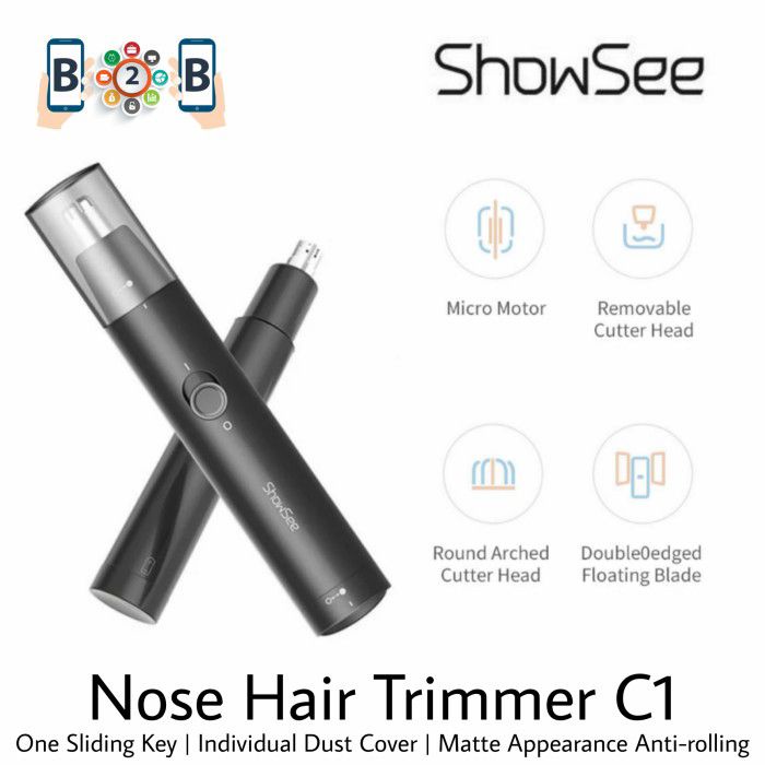 ShowSee Nose Hair Trimmer C1 Xiaoshi - Pencukur Bulu Hidung Electric