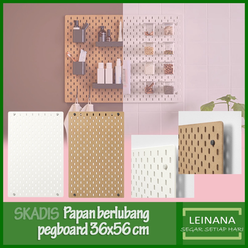 

Papan berlubang PEGBOARD KAYU 36X56 cm / Papan gantung