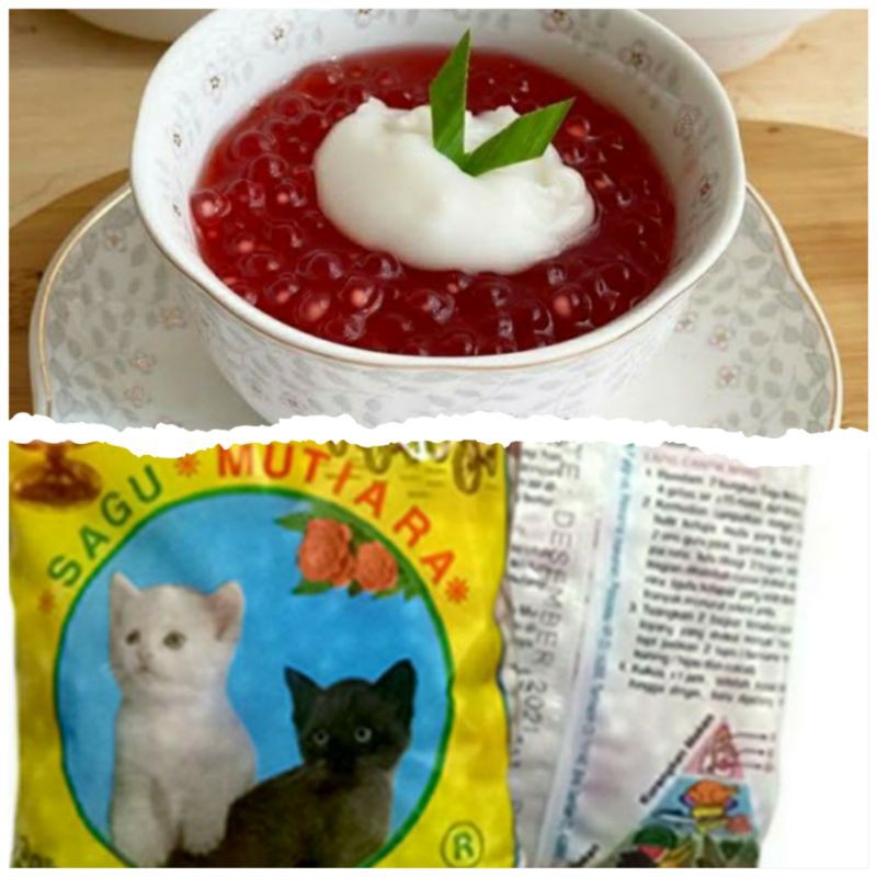 

sagu mutiara cap dua kucing promo 2pcs mutioro jelly sagu