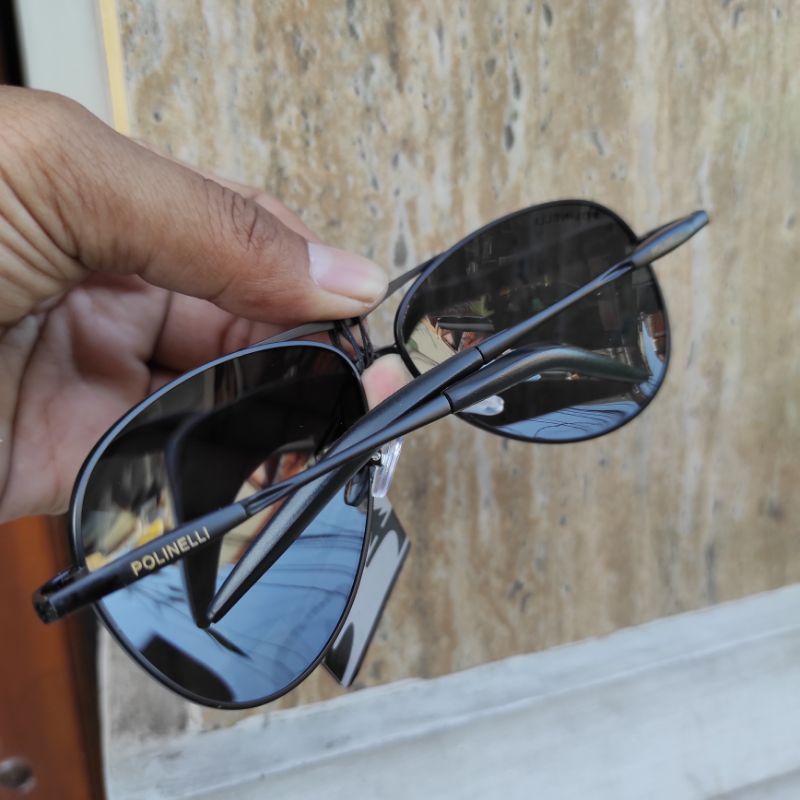 Original POLINELLI Kacamata Polarized Ultraviplet Anti Radiasi Sunglasess Glare blocking PASER IKAN