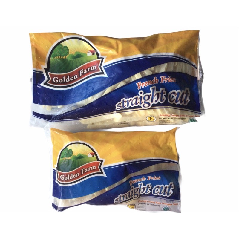 

GOLDEN FARM STRAIGHT CUT KENTANG GORENG POTONGAN BESAR 1kg & 500 gram
